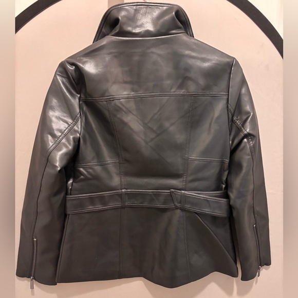 Kenneth Cole Faux Leather Jacket - Picture 3 of 7